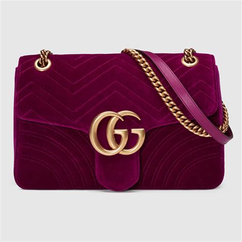 gucci bag marmont velvet